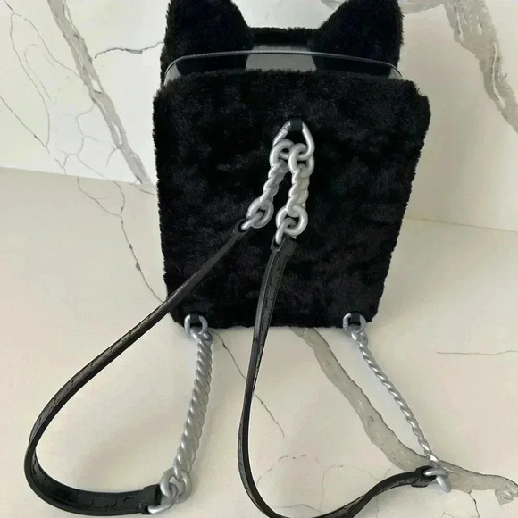 Na! Na! Na! Surprise Doll Fuzzy Black Kitty Cat Backpack NaNaNa Case Only - Picture 2 of 7